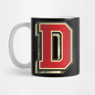 Divine Vintage style Alphabet Letter D ✪ Perfect gift for babies and kids Mug